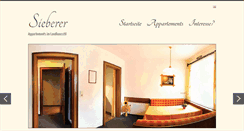 Desktop Screenshot of apartment-sieberer.at