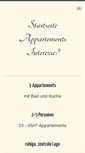 Mobile Screenshot of apartment-sieberer.at